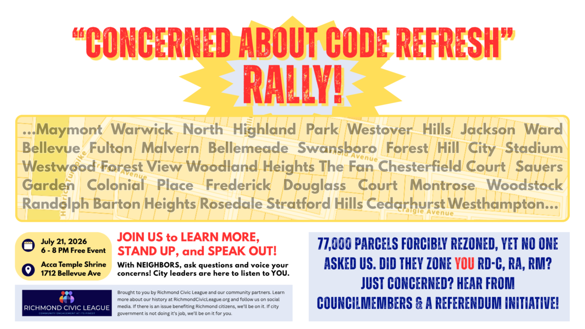 “Concerned About Code Refresh” RALLY!